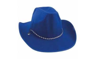 Cowboyhoed blauw
